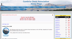 Desktop Screenshot of cumbriachess.com