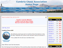 Tablet Screenshot of cumbriachess.com